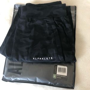 Alphalete black camo joggers